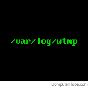 /var/log/wtmp logo