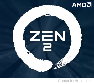 Logo: AMD Zen 2.