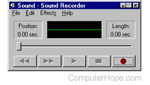 Microsoft Sound Recorder