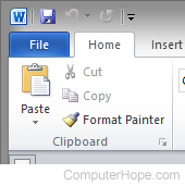 Format painter in Windows 2010