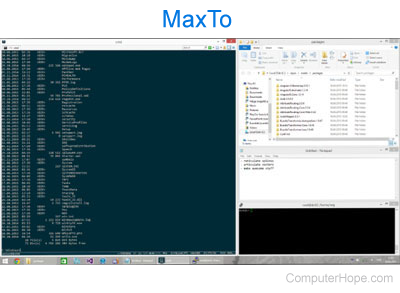 MaxTo multiple window tool