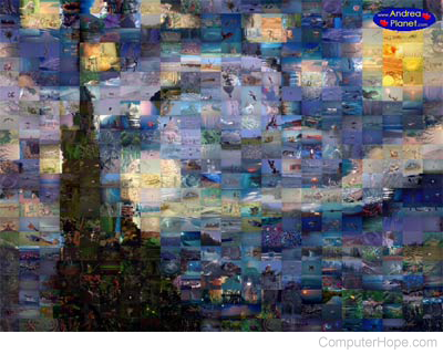 Mosaic picture