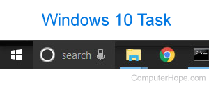 Windows 10 Taskbar